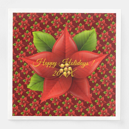 Frohe Weihnachts-Party Serviette (Vorderseite)