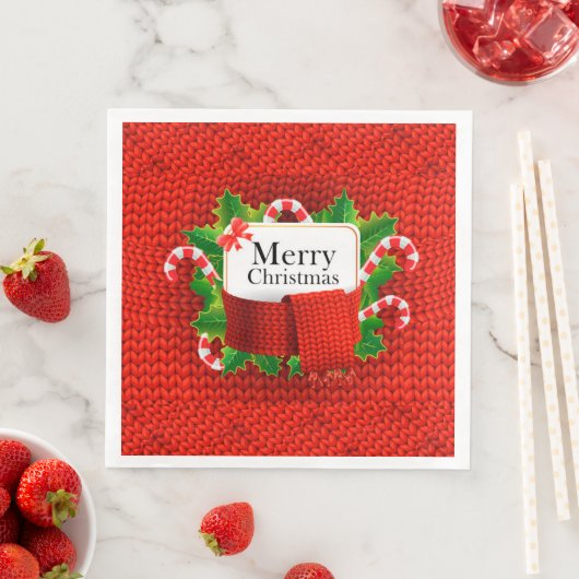 Frohe Weihnachts-Party Serviette (Beispiel)