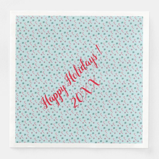 Frohe Weihnachts-Party Serviette (Vorderseite)