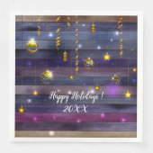 Frohe Weihnachts-Party Serviette (Vorderseite)