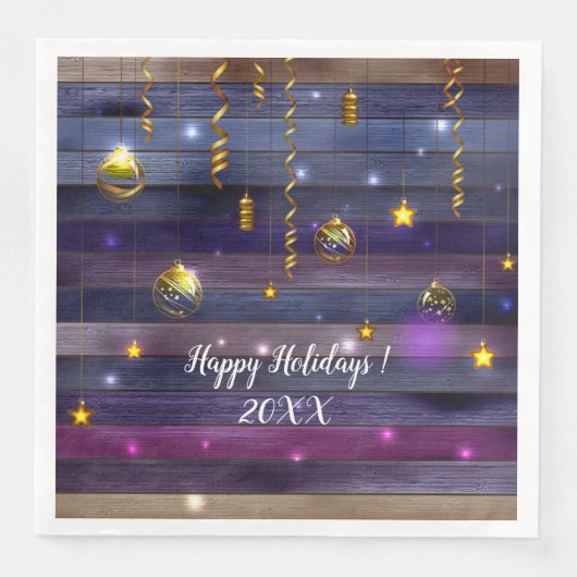 Frohe Weihnachts-Party Serviette (Vorderseite)