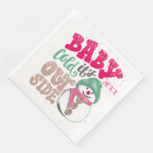 Frohe Weihnachts-Party Serviette (Ecke)