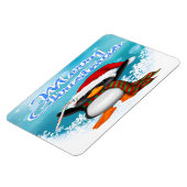 Frohe Weihnachts-Penguin-Flex-Magnete Magnet (Linke Seite)