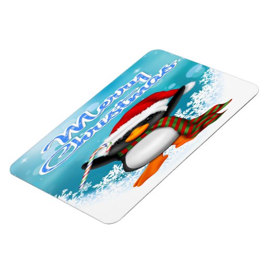 Frohe Weihnachts-Penguin-Flex-Magnete Magnet (Linke Seite)