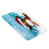 Frohe Weihnachts-Penguin-Flex-Magnete Magnet (Rechte Seite)