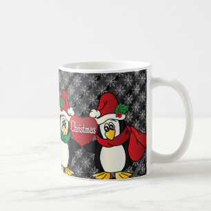 Frohe Weihnachts-Penguin-Freunde Kaffeetasse