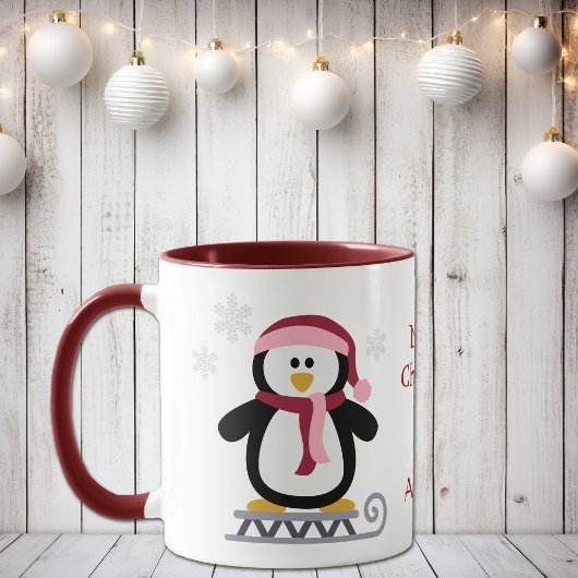 Frohe Weihnachts-Penguin Tasse