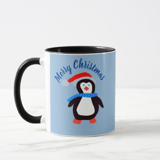 Frohe Weihnachts-Penguin Tasse (Links)