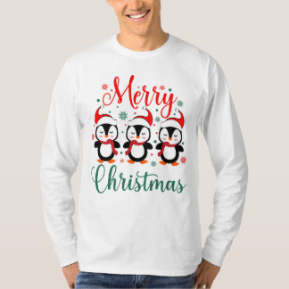 Frohe Weihnachts-Penguin, Weihnachten T-Shirt