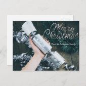 Frohe Weihnachts-Personalisierte Karte für Nachbar (Vorne/Hinten)