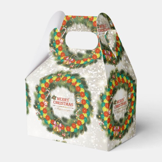 Frohe Weihnachts-Pickleball 1 Geschenkschachtel (Vorderseite)