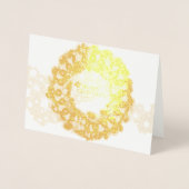 Frohe Weihnachts-Pickleball 1 Optionen Folienkarte (Vorderseite)