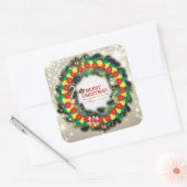 Frohe Weihnachts-Pickleball 1 Stickers (Umschlag)