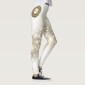 Frohe Weihnachts-Pickleball 1A Optionen Leggings (Rechts)