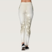 Frohe Weihnachts-Pickleball 1A Optionen Leggings (Rückseite)