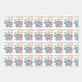 Frohe Weihnachts Pig Kaffee Packpapier Blätter (Vorderseite 3)