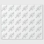 Frohe Weihnachts-Pilates-Lehrer Geschenkpapier (Flach)