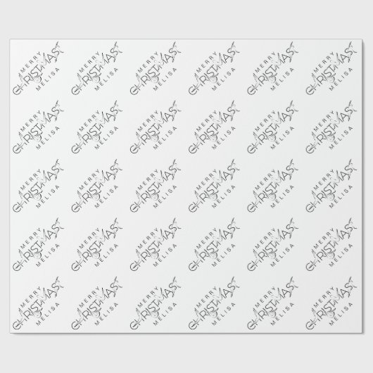 Frohe Weihnachts-Pilates-Lehrer Geschenkpapier (Flach)