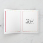 Frohe Weihnachts Pine Needles und Hot Cocoa Karte (Innenseite)