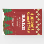 Frohe Weihnachts-Pine-Tree-Store-Verkaufs-Anzeigen Banner (Horizontal)