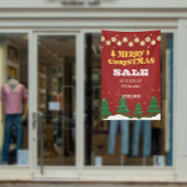 Frohe Weihnachts-Pine-Tree-Store-Verkaufs-Anzeigen Banner