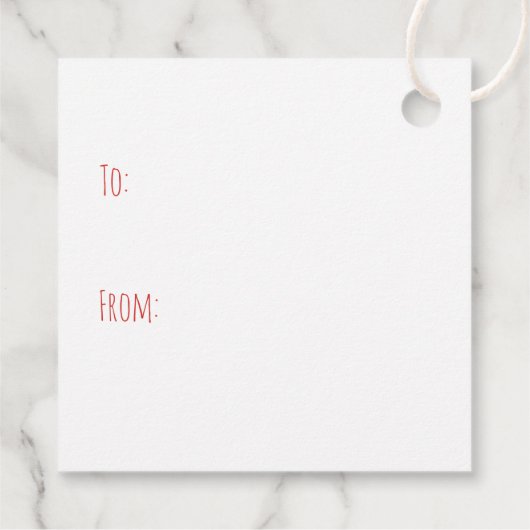 Frohe Weihnachts Pit Bull Hunde Geschenkanhänger (Rückseite)