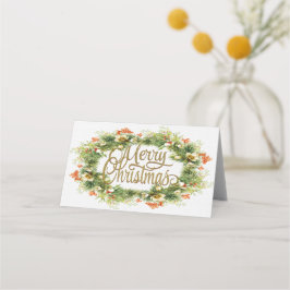 Frohe Weihnachts-Platzkarte Platzkarte