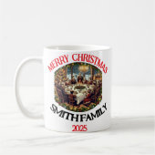 Frohe Weihnachts-Png-Publikationsdesign Kaffeetasse (Links)