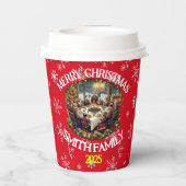 Frohe Weihnachts-Png-Publikationsdesign Pappbecher (Rückseite)