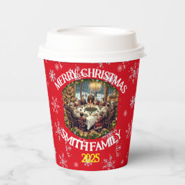 Frohe Weihnachts-Png-Publikationsdesign Pappbecher