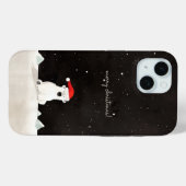Frohe Weihnachts-Polar-Bär! Case-Mate iPhone Hülle (Rückseite (Horizontal))