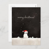 Frohe Weihnachts-Polar-Bär! Feiertagspostkarte (Vorne/Hinten)