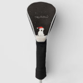 Frohe Weihnachts-Polar-Bär! Golf Headcover (Vorderseite)