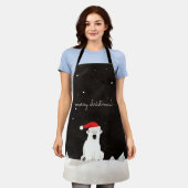 Frohe Weihnachts-Polar-Bär! Schürze (Getragen)