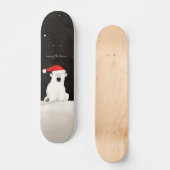 Frohe Weihnachts-Polar-Bär! Skateboard (Vorderseite)