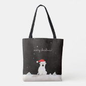 Frohe Weihnachts-Polar-Bär! Tasche (Rückseite)