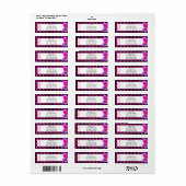 Frohe Weihnachts-Polka-Dot-Print mit hellrosa (Vorne)