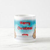 Frohe Weihnachts Poodle Hund Breed Lover Santa Cla Kaffeetasse (Mittel)