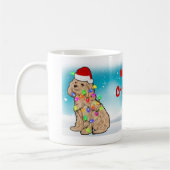 Frohe Weihnachts Poodle Hund Breed Lover Santa Cla Kaffeetasse (Links)