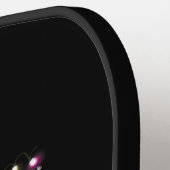 Frohe Weihnachts Poodle Shirt Weihnachtsmannmütze  Pickleball Schläger (Linke Seite)