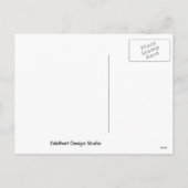 Frohe Weihnachts Postcard Red Feiertagspostkarte (Rückseite)