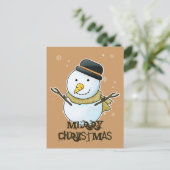 Frohe Weihnachts-Postkarte Feiertagspostkarte (Stehend Vorderseite)