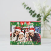 Frohe Weihnachts-Postkarte Feiertagspostkarte (Stehend Vorderseite)