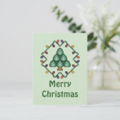 Frohe Weihnachts-Postkarte Feiertagspostkarte (Stehend Vorderseite)