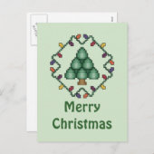 Frohe Weihnachts-Postkarte Feiertagspostkarte (Vorne/Hinten)