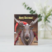 Frohe Weihnachts-Postkarte Feiertagspostkarte (Stehend Vorderseite)