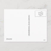 Frohe Weihnachts-Postkarte Feiertagspostkarte (Rückseite)