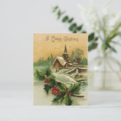 Frohe Weihnachts-Postkarte Feiertagspostkarte (Stehend Vorderseite)