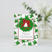 Frohe Weihnachts-Postkarte Feiertagspostkarte (Stehend Vorderseite)