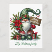 Frohe Weihnachts-Postkarte Feiertagspostkarte (Vorderseite)